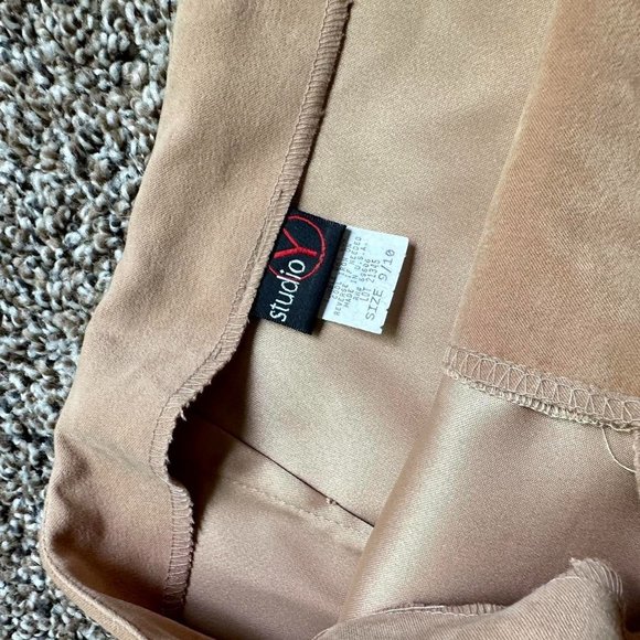 Vintage y2k Studio Y Faux Suede Lace Up Skirt - Picture 5 of 6